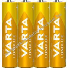 Varta alk�li mikro elem AAA LR03 1.5V 4db/csomag