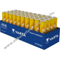 Varta alk�li mikro elem AAA LR03 1.5V 40db/csomag