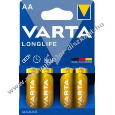Varta alk�li elem AA LR06 1.5V 4db/csomag