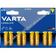 Varta alk�li ceruzaelem AA LR06 1.5V 8db/csomag