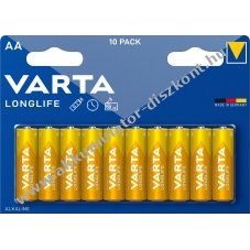 Varta alk�li ceruzaelem AA LR06 1.5V 10db/csomag