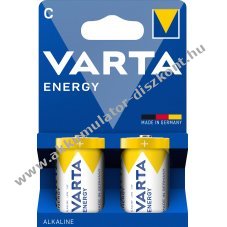 Varta alk�li elem C (b�bi m�ret) 1.5V 2db/csomag