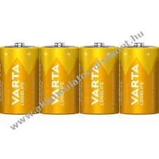 Varta alk�li elem D (b�bi m�ret) 1.5V 4db/csomag