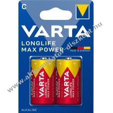Varta alk�li elem C (b�bi m�ret) 1.5V 2db/csomag