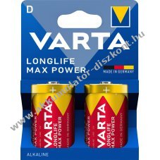 Varta alk�li elem D (b�bi m�ret) 1.5V 2db/csomag