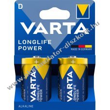 Varta alk�li cink-sz�n elem D LR20 1.5V 2db/csomag