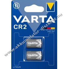 Varta l�tium CR2 3V 2db/csomag