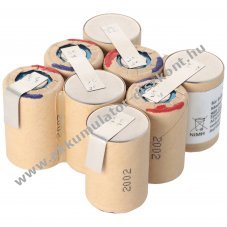 Helyettes�t� Akkumul�tor W�rth Master SD 9.6 9,6V 2,0Ah NiMH