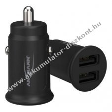 Ansmann CC212 aut�s USB t�lt� 12-24V 12W 2USB Multisafe