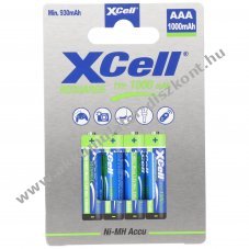 XCell DECT telefon AAA (mikro) Akkumul�tor 1000mAh 4db/csomag
