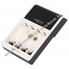 Ansmann Comfort Plus gyorst�lt� 1-4 AAA (micro) �s AA Mignon ceruza, 9V E-Block NiMH