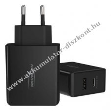 Ansmann USB PD t�lt� HC265PD USB-C �s USB-A 65W laptophoz