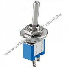 Szubminiat�r billen�kapcsol� BE-KI 2 t�s k�k h�z csupasz f�mkar forrf�lekkel 3A/125V 8x5x7mm