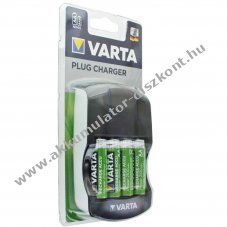 Varta csatlakoz� t�lt� + 4db AA Mignon ceruza Akkumul�tor 2100mAh NiMH