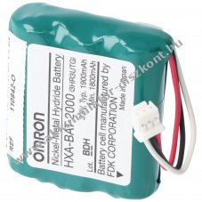 Eredeti Akkumul�tor Omron HXA-BAT2000 3,6V 1,9Ah NiMH