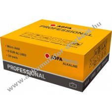 Agfaphoto alk�li mikro elem AAA LR03 1.5V 10db/csomag