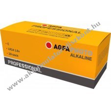 Agfaphoto alk�li elem C (b�bi m�ret) 1.5V 10db/csomag