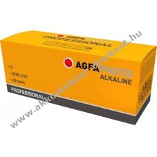 Agfaphoto alk�li elem D (b�bi m�ret) 1.5V 10db/csomag