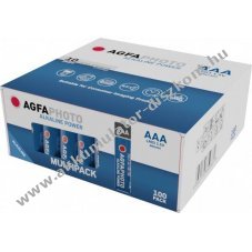 Agfaphoto alk�li mikro elem AAA LR03 1.5V 100db/csomag