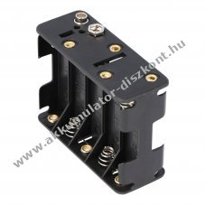 Batterie tart� 10x AA (Mignon) LR6 nyom�gombos csatlakoz�val