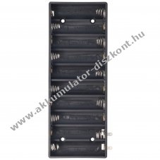 AccuCell Akkumul�tor tart� 10 db Mignon AA LR6 egym�s mellett elhelyezett Akkumul�tor �jrat�lthet� Akkumul�tor