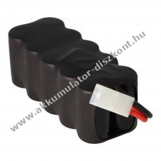 12V 3000mAh Akkumul�torpakk k�bellel �s Tamiya csatlakoz�val h�biztos�t�kkal NiMH