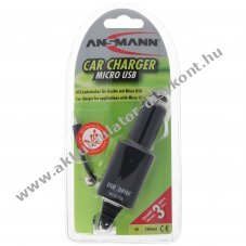 Ansmann aut�s adapter Micro USB 5V 1000mA 12-24VDC 1x USB