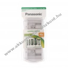Panasonic BQ-CC15 univerz�lis t�lt� AA/AAA/C/D/9V NiMH 100-240V