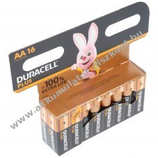 Duracell AA Mignon ceruza LR06 1.5V 16db/csomag hagyom�nyos elem alk�li