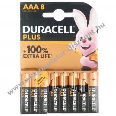 Hagyom�nyos elem Duracell AAA LR03 1.5V 8db/csomag alk�li