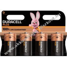 Duracell D (g�li�t) LR20 1.5V 4db/csomag hagyom�nyos elem alk�li