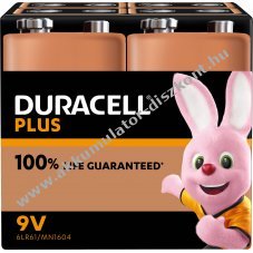 Duracell 6LR61 9V Extra Life hagyom�nyos elem 4db/csomag alk�li