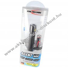 Ansmann Agent Mini LED zsebl�mpa v�z�ll� 1m taktikai kapcsol� AA Mignon ceruza elem