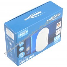 Ansmann LED �jszakai l�mpa NL25B mozg�s- �s f�ny�rz�kel�vel, 3xAAA (mikro) elemmel