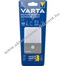 Varta LED zsebl�mpa mozg�s�rz�kel�vel 40lm 3db AAA alk�li elem csomag