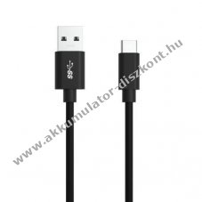 Ansmann USB-A USB-C adat- �s t�lt�k�bel 2 m