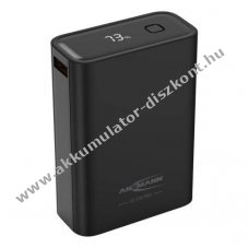 Ansmann PB222PD powerbank 20000mAh PD QC 22,5W ultrakompakt fekete