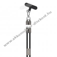 Ansmann nyakp�nt t�lt�k�bel USB-C - Lightning 1,2m 27W fekete okostelefon �s tablet 2db r�gz�t�lap