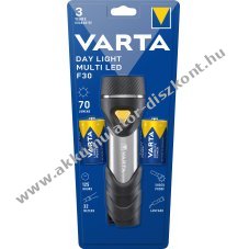 Varta LED zsebl�mpa Day Light Multi LED F30 70lm 2db D (b�bi m�ret) elem csomag