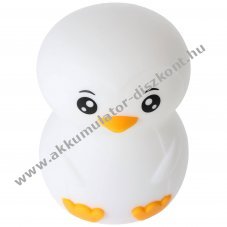 Ansmann LED �jjeli l�mpa Pinguin Leon szilikon, hordozhat�, �jrat�lthet�