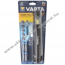 Varta Work Flex teleszk�pos munkal�mpa 4x AA Mignon ceruza elemekkel egy�tt COB LED 250lm