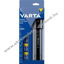 Varta LED zsebl�mpa Night Cutter F40 1000lm 6db alk�li AA csomag