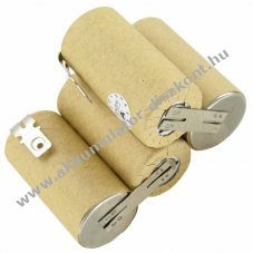 Helyettes�t� Akkumul�tor Vileda AS-193E9A 4,8V 1900-2000mAh Faston 6,3mm/4,8mm NiCd