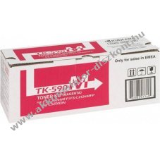 Eredeti Kyocera TK-590M magenta l�zertoner 6000 oldal nyomtat�