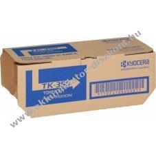 Eredeti Kyocera l�zertoner TK-350 fekete 15000 oldal nyomtat�