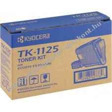 Eredeti Kyocera l�zertoner TK-1125 fekete 2100 oldal nyomtat�