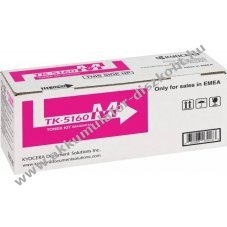 Eredeti Kyocera l�zertoner TK-5160M magenta 12000 oldal nyomtat�