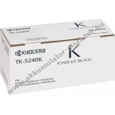 Eredeti Kyocera l�zertoner TK-5240K fekete 4000 oldal nyomtat�