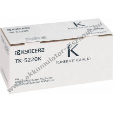 Eredeti Kyocera l�zertoner TK-5220K fekete 1200 oldal nyomtat�