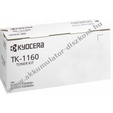 Eredeti Kyocera l�zertoner TK-1160 fekete 7200 oldal nyomtat�